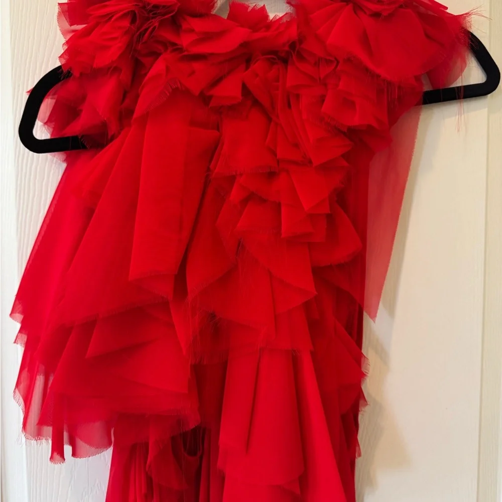 Boudicca Elegant Red Evening Gown